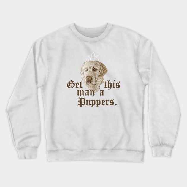 Get this man a puppers Crewneck Sweatshirt by ACGraphics